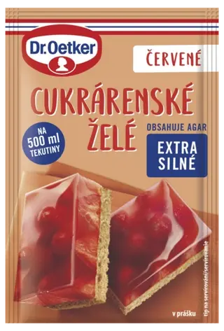 Cukrárenské želé červené Dr. Oetker