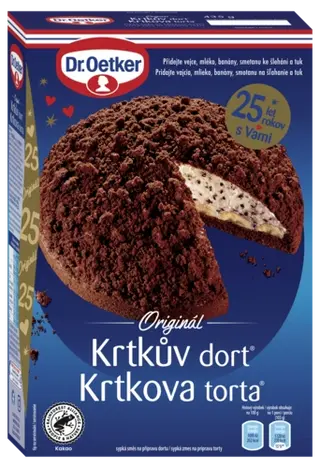 Krtkův dort Originál Dr. Oetker