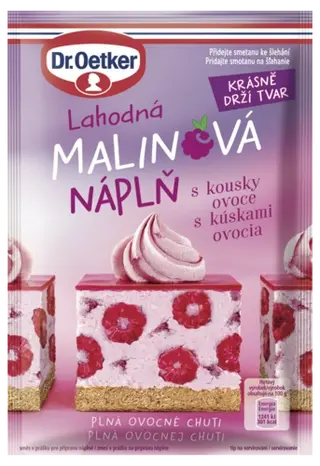 Malinová náplň Dr. Oetker