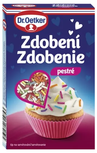 Zdobení pestré Dr. Oetker