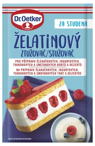 Želatinový ztužovač Dr. Oetker
