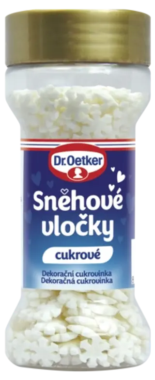 Sněhové vločky Dr. Oetker