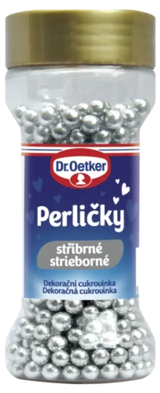 Perličky stříbrné Dr. Oetker