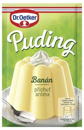 Dr. Oetker Puding příchuť Banán