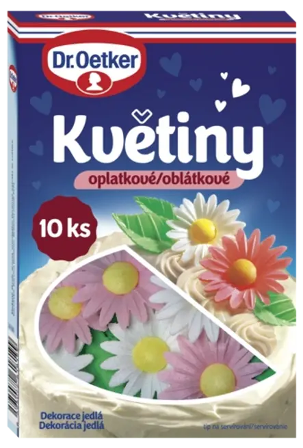 Květiny oplatkové Dr. Oetker