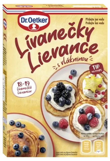 Lívanečky Dr. Oetker