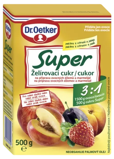 Želírovací cukr Super 3:1 Dr. Oetker