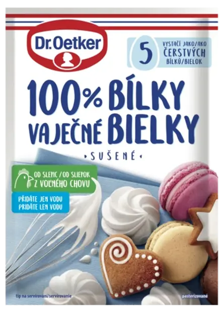 100% vaječné bílky Dr. Oetker
