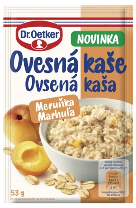 Ovesná kaše Meruňka Dr. Oetker