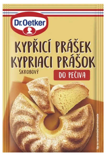 Kypřicí prášek do pečiva Dr. Oetker