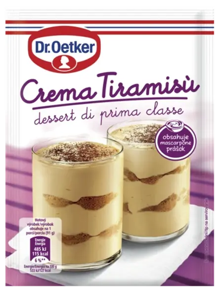 Crema Tiramisu Dr. Oetker