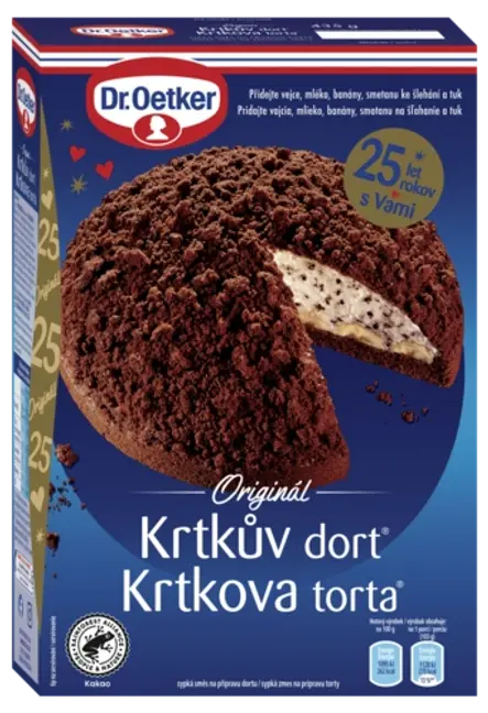 Krtkův dort Originál Dr. Oetker