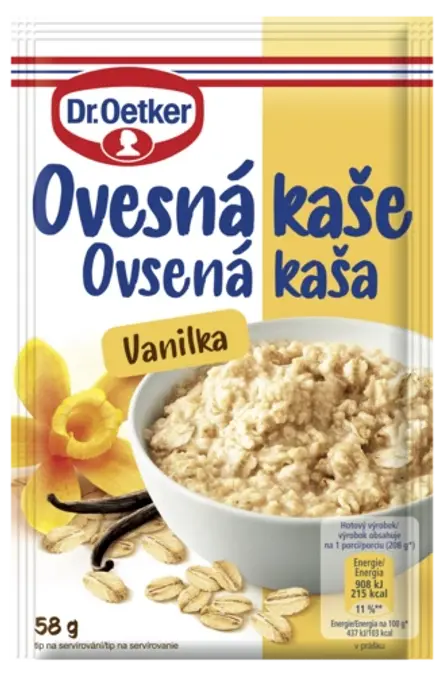Ovesná kaše Vanilka Dr. Oetker