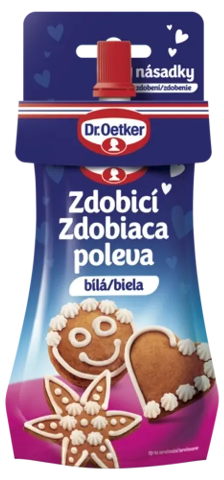 Zdobicí poleva bílá Dr. Oetker