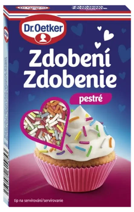 Zdobení pestré Dr. Oetker
