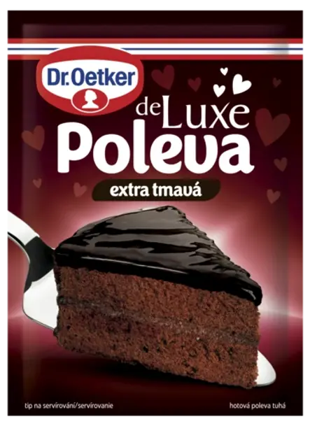 Poleva de Luxe extra tmavá  Dr. Oetker