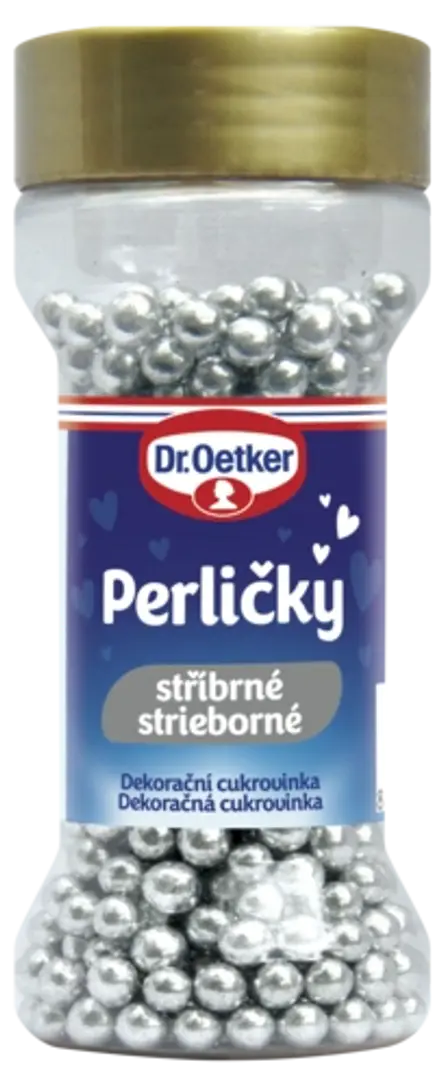 Perličky stříbrné Dr. Oetker