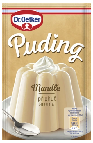 Dr. Oetker Puding příchuť Mandle