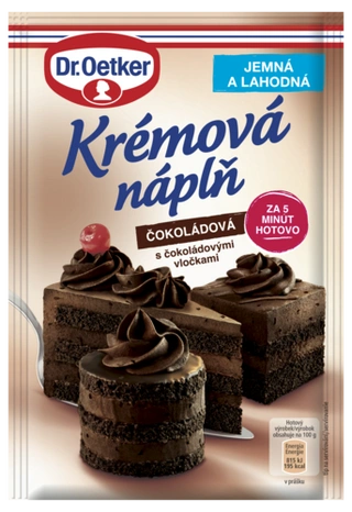 Krémová náplň čokoládová Dr. Oetker