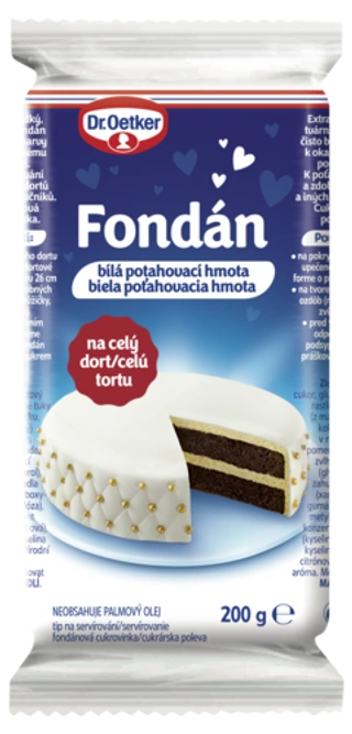 Fondán bílá potahovací hmota Dr. Oetker
