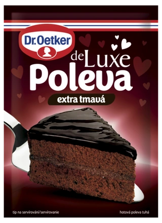 Poleva de Luxe extra tmavá  Dr. Oetker