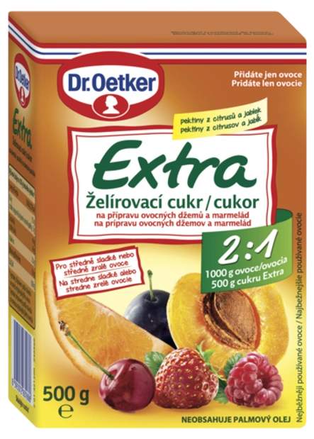 Želírovací cukr Extra 2:1 Dr. Oetker