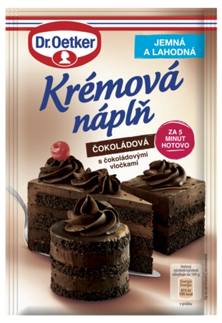 Krémová náplň čokoládová Dr. Oetker