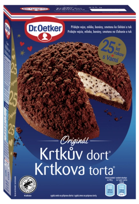 Krtkův dort Originál Dr. Oetker