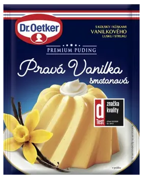 Dr. Oetker Premium Puding Pravá Vanilka smetanová