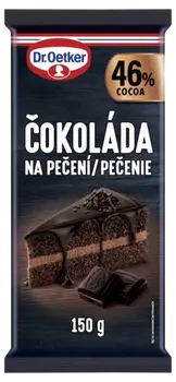 Dr. Oetker Čokoláda na pečení 46 % 150 g