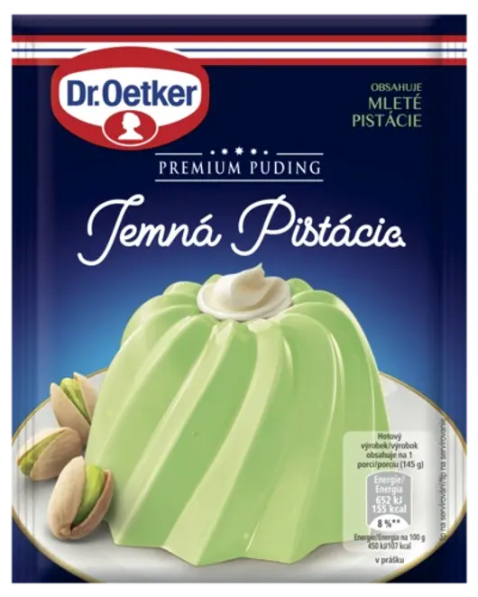 Dr. Oetker Premium Puding Jemná Pistácie