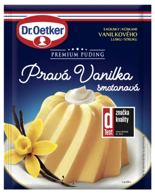 Dr. Oetker Premium Puding Pravá Vanilka smetanová
