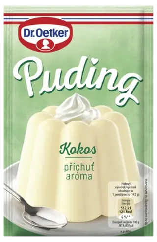 Dr. Oetker Puding příchuť Kokos