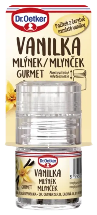 Vanilka mlýnek Gurmet Dr. Oetker