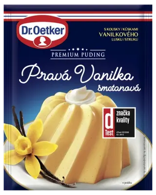 Premium Puding Pravá Vanilka smetanová Dr. Oetker