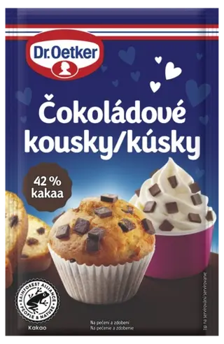 Čokoládové kousky Dr. Oetker