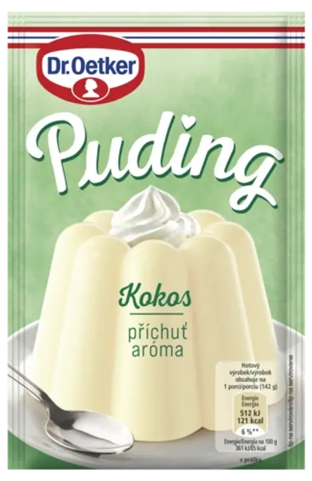 Dr. Oetker Puding příchuť Kokos