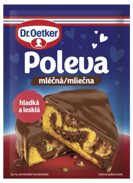 Poleva mléčná Dr. Oetker (1/3 balíčku)