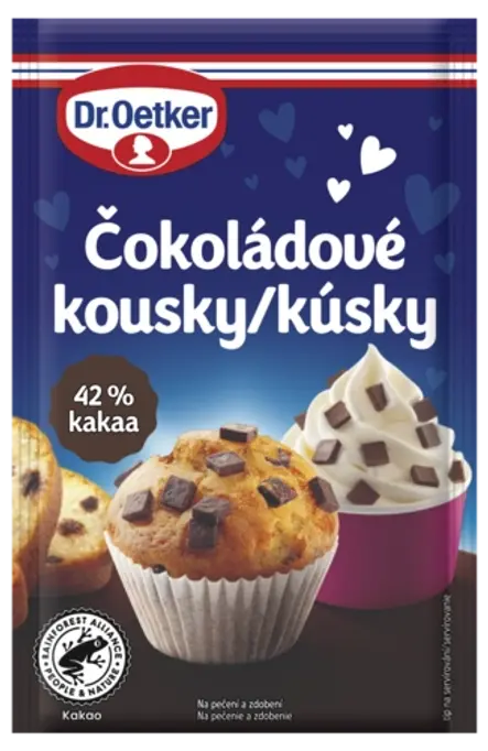 Čokoládové kousky Dr. Oetker