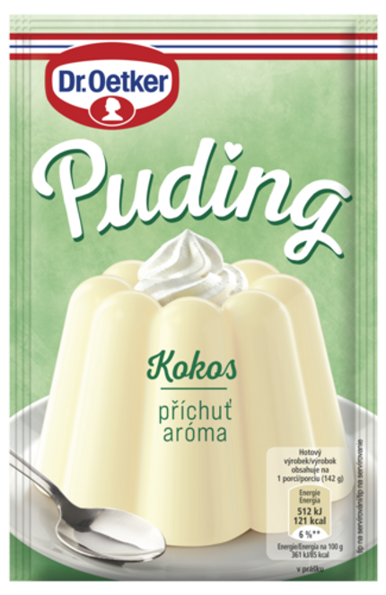 Dr. Oetker Dr. Oetker Puding příchuť Kokos