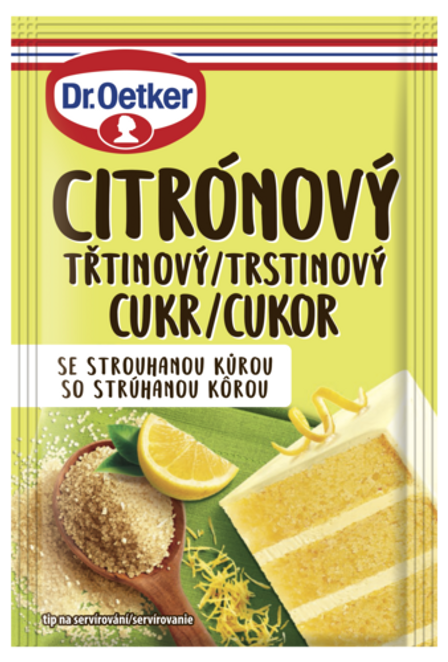 Dr. Oetker Citrónový třtinový cukr