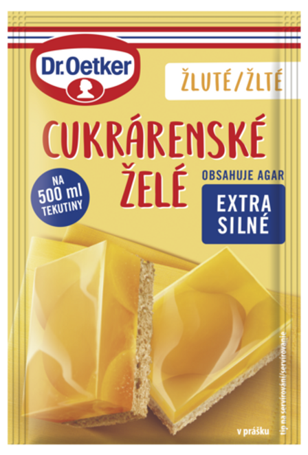 Dr. Oetker Cukrárenské želé žluté