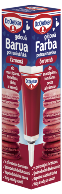 Dr. Oetker Barva gelová červená