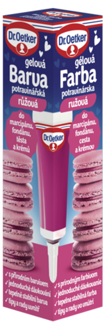 Dr. Oetker Barva gelová růžová