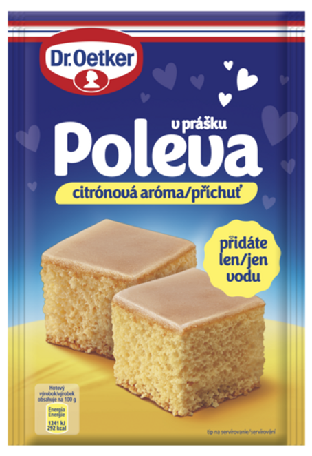 Dr. Oetker Poleva v prášku citrónová příchuť