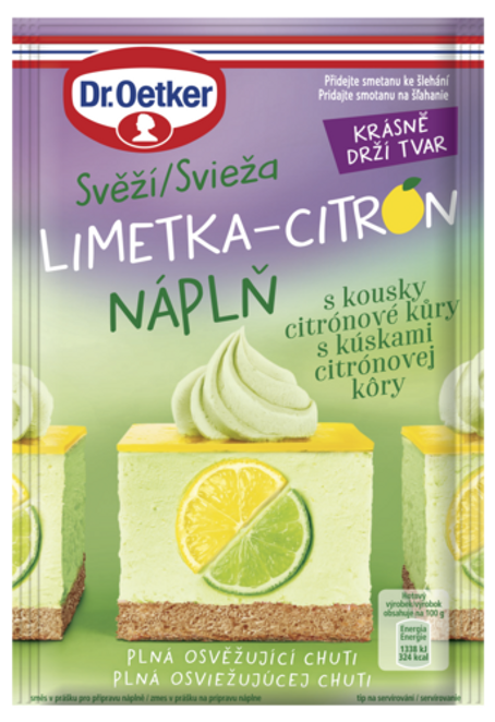 Dr. Oetker Limetka-citrón náplň