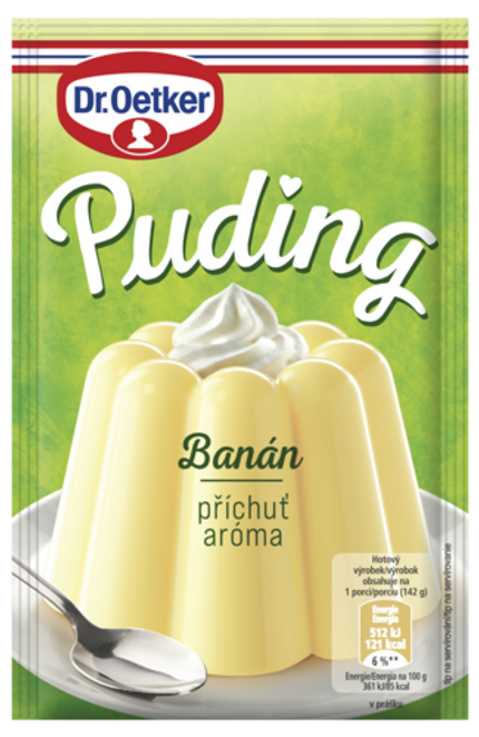 Dr. Oetker Dr. Oetker Puding příchuť Banán