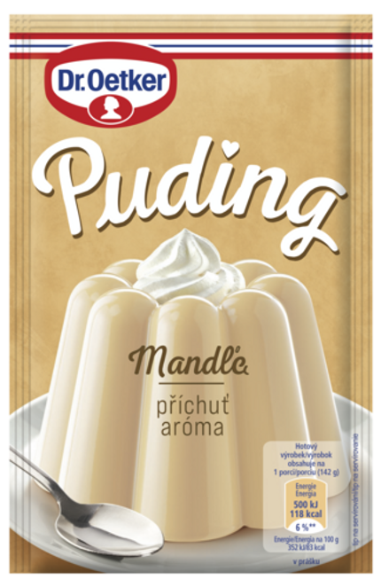 Dr. Oetker Dr. Oetker Puding příchuť Mandle