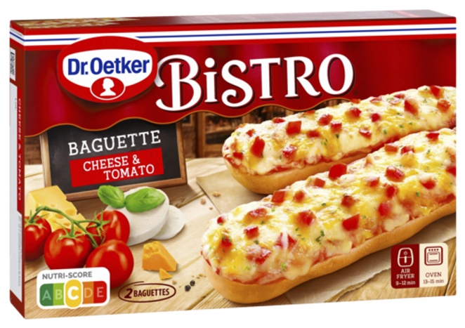 Dr. Oetker Bistro Baguette Cheese & Tomato