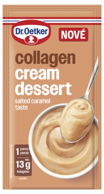 Dr. Oetker Collagen cream dessert salted caramel taste